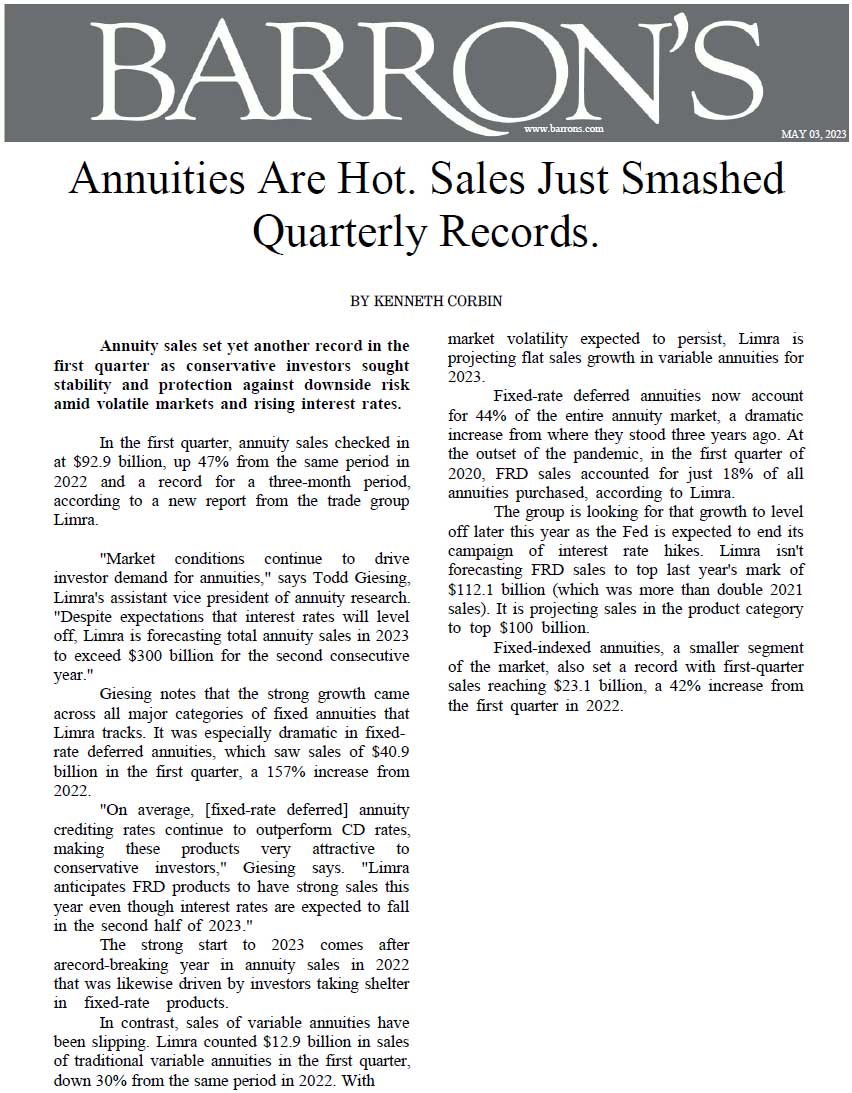 Image BARRON'S 10-26-2023 - Blue Star Consulting